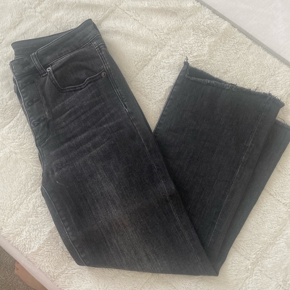 American eagle high rise crop flare